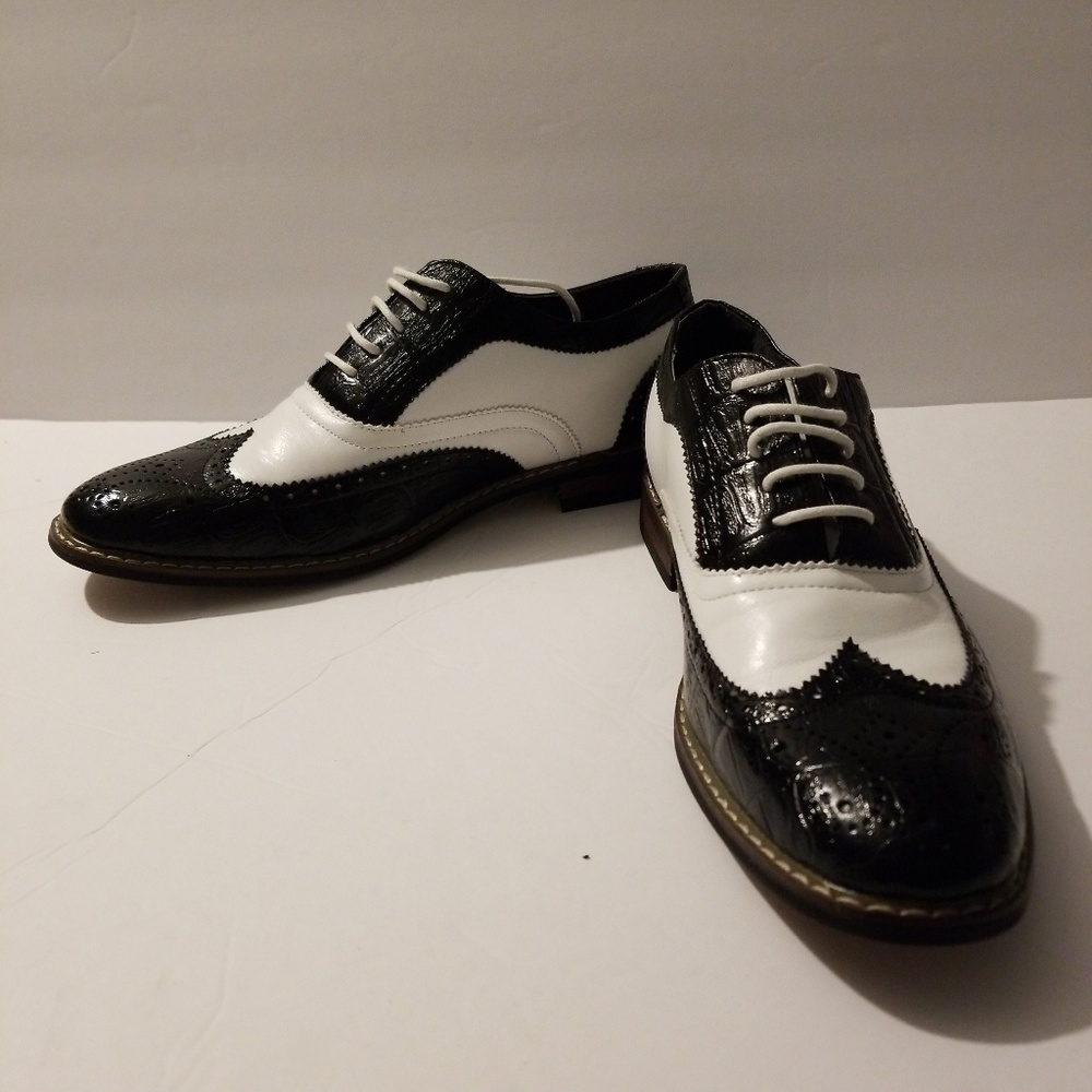 Parrazo men dress, wedding and church shoes 7.5